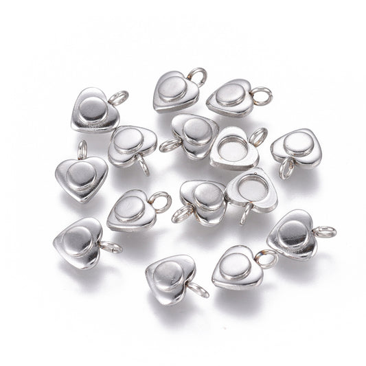 Ατσάλινη βάση καρδιά 4mm