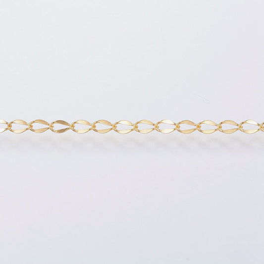 Αλυσίδα Ατσάλινη Γυαλιστερή Γκουρμέτ 3x2mm
