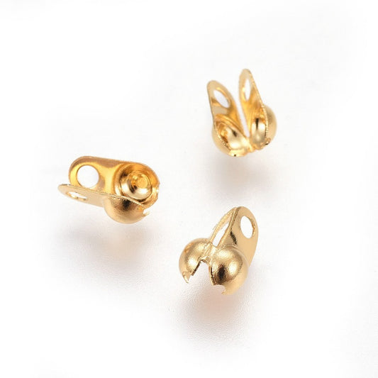 Ατσάλινη χρυσή καρλότα 6.5mm