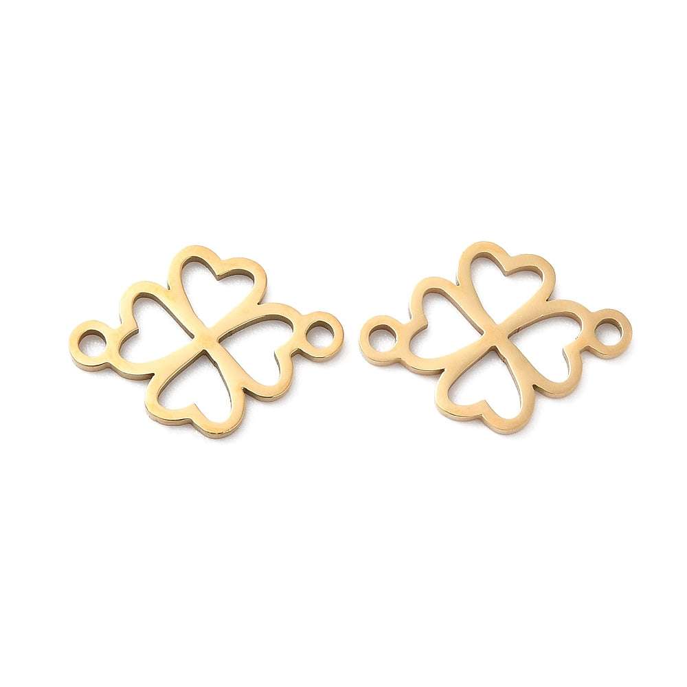 Ατσάλινο συνδετικό τετράφυλλο τριφύλλι 11mm