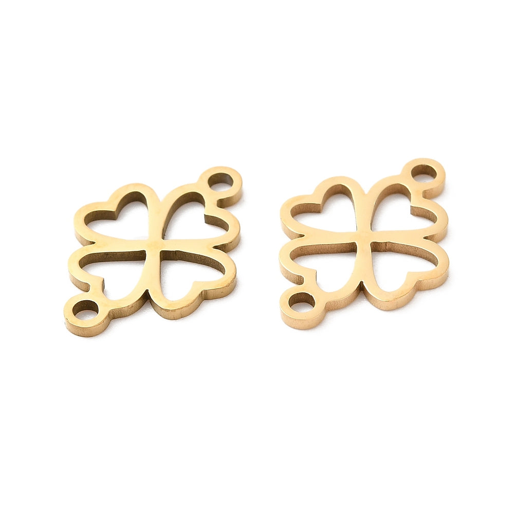 Ατσάλινο συνδετικό τετράφυλλο τριφύλλι 11mm