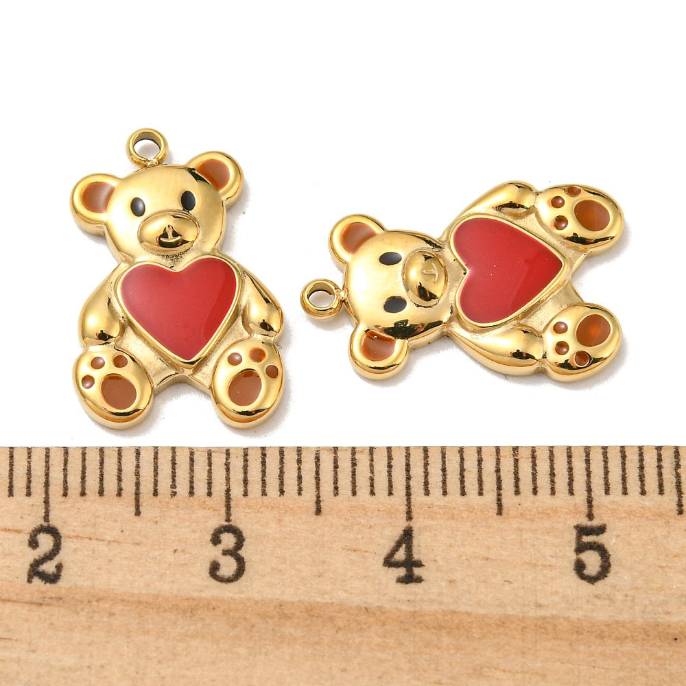 Ατσάλινο Στοιχείο αρκουδάκι 18mm