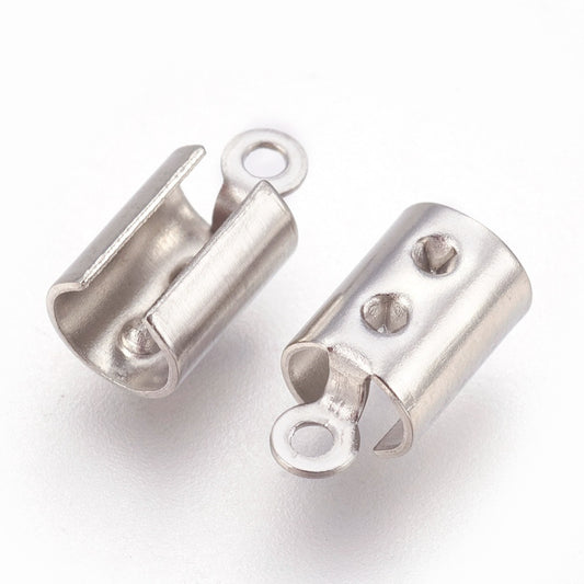 Ατσάλινος ασημί ακροδέκτης 4.5mm