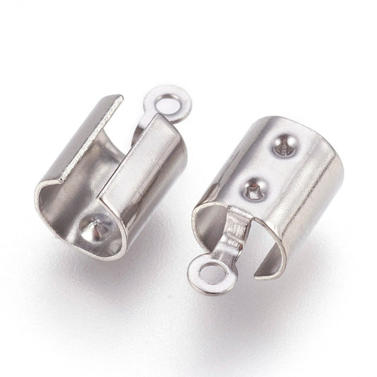 Ατσάλινος ασημί ακροδέκτης 5.5mm