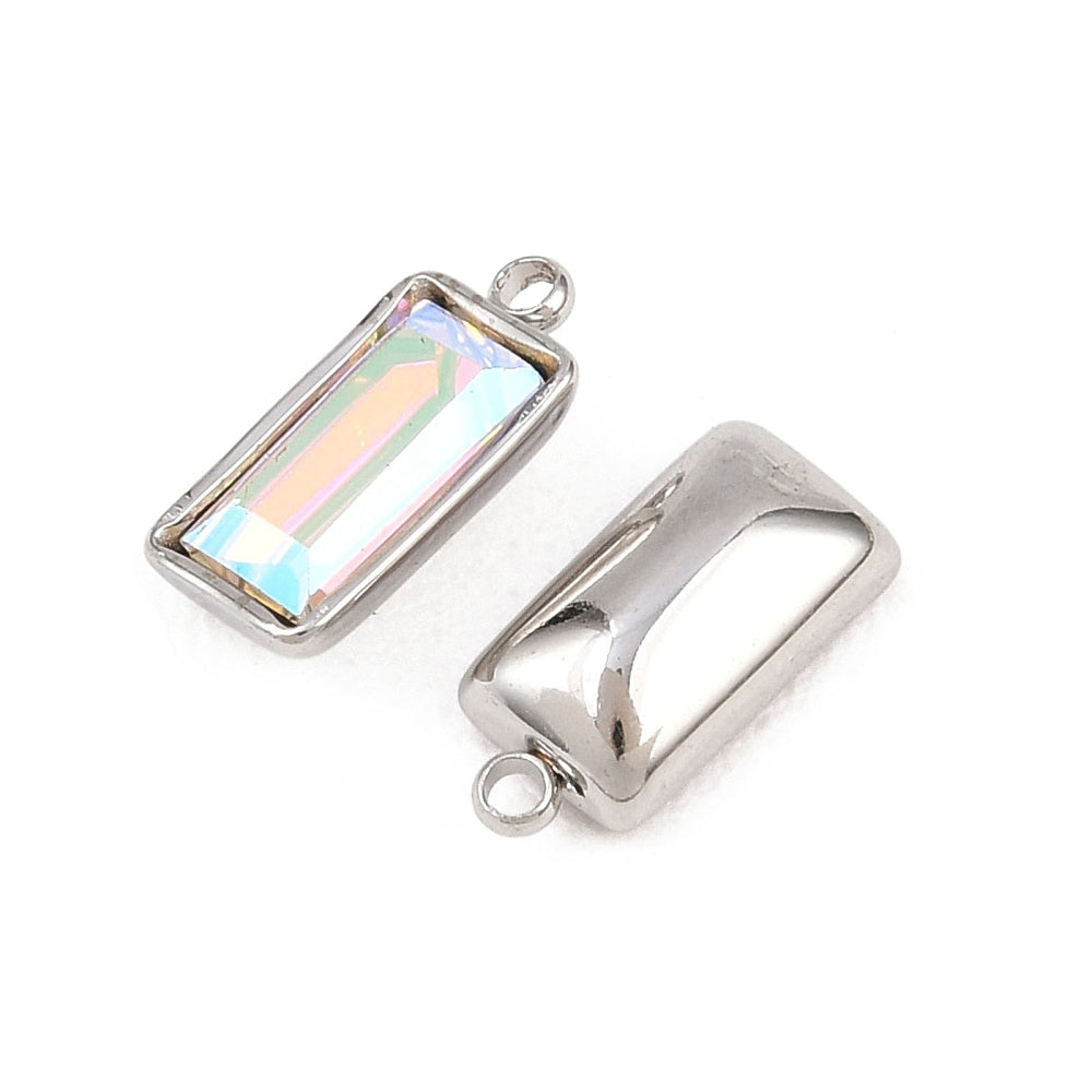 Ατσάλινο Στοιχείο birthstone 11.5mm