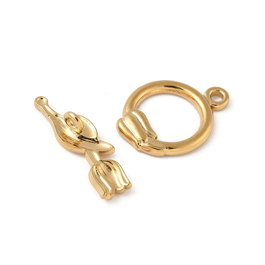 Ατσάλινο Κούμπωμα με μπάρα λουλούδι-ATSG44