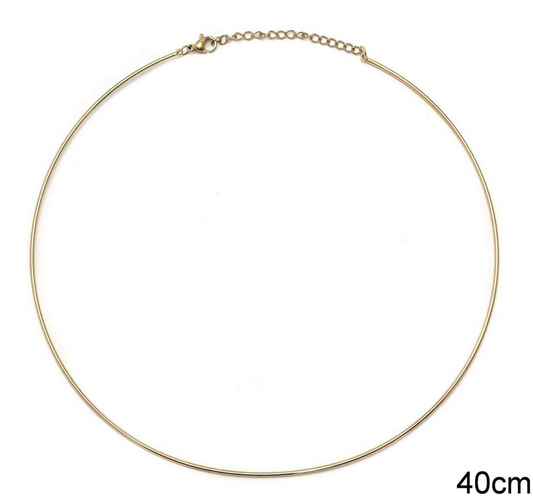 Aτσάλινη λαιμαριά σύρμα 40cm