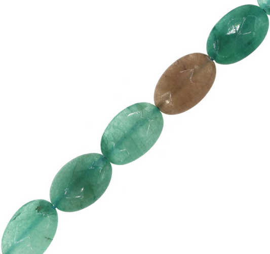 Νεφρίτης οβάλ ταγιέ πέτρα 18mm