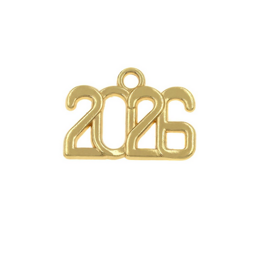 Hμερομηνία 2026 χρυσό 23mm