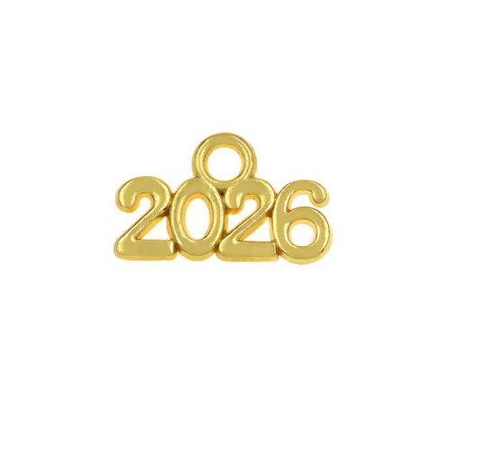Hμερομηνία 2026 χρυσό 21mm