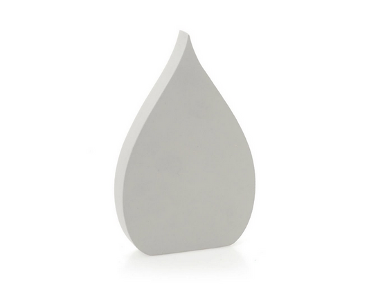Επιτραπέζιο γούρι βάση σταγόνα γκρι 10cm