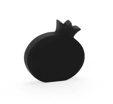 Επιτραπέζιο γούρι βάση πλάγιο ρόδι μαύρο 15cm