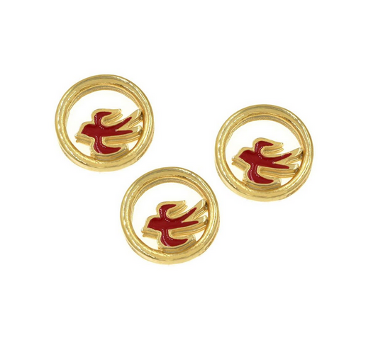 Μεταλλικό στρογγυλό χελιδόνι 12.5mm