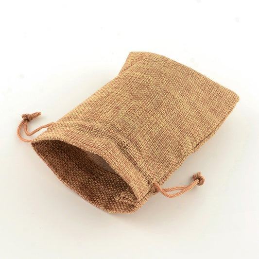 Πουγκί λινάτσας 14x9cm