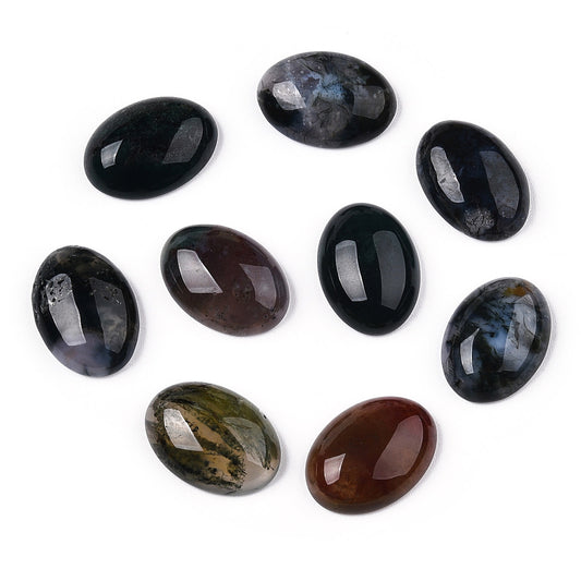 Αχάτης οβάλ καμπουσόν 18mm