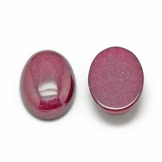 Νεφρίτης οβάλ καμπουσόν 18mm