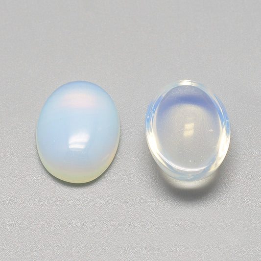 Οπαλίτης οβάλ καμπουσόν 18mm