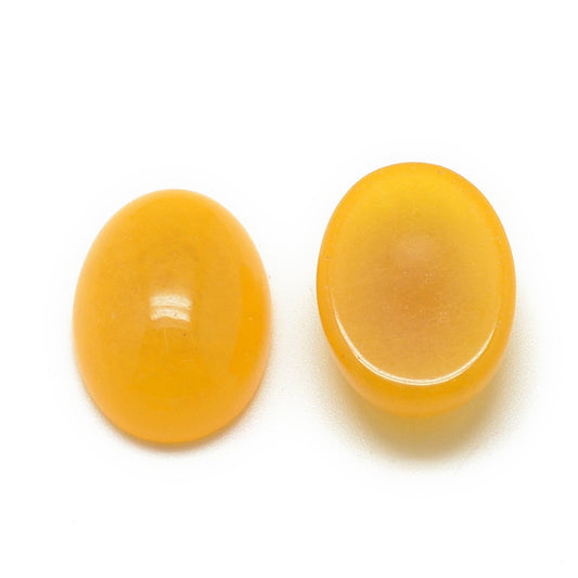 Νεφρίτης οβάλ καμπουσόν 18mm