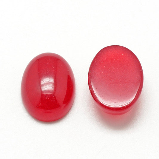 Νεφρίτης οβάλ καμπουσόν 18mm