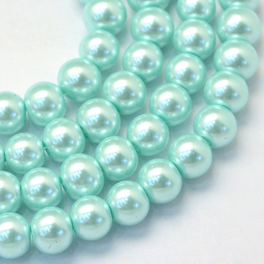 Πέρλα Γυάλινη μέντα 3mm -PRLG308