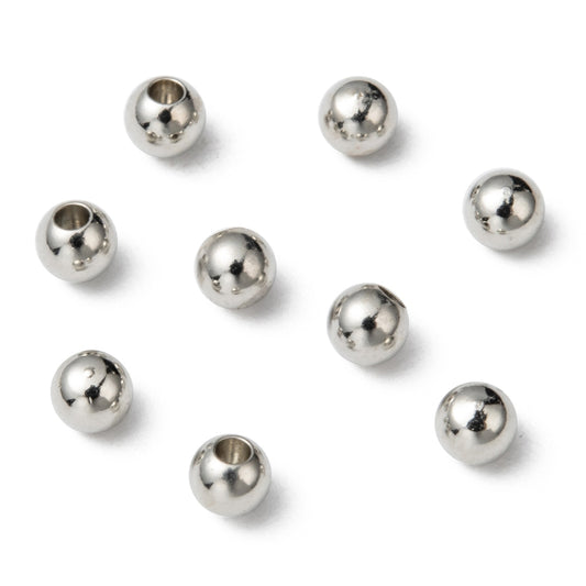 Μεταλλικό ασημί καπάκι χάντρα 1.6mm