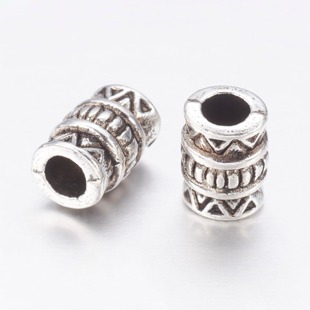 Μεταλλική χάντρα σωληνάκι 7mm