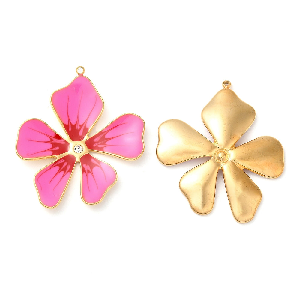 Ατσάλινο Στοιχείο ροζ λουλούδι