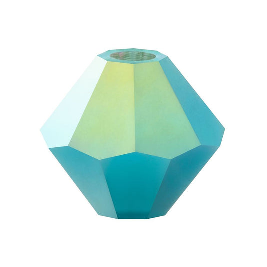 Preciosa® Turquoise AB 2x bicones 4mm