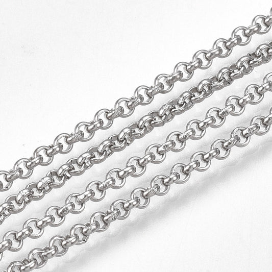 Ασημί ατσάλινη γιαννιώτικη 2mm -SS3