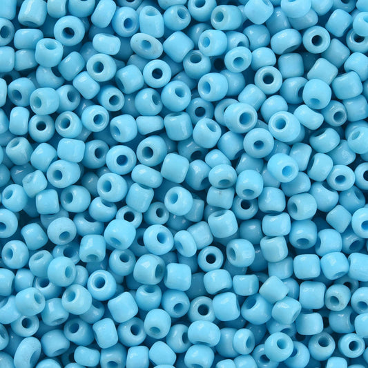 Γυάλινο γαλάζιο χαντράκι 3mm - GLABE303