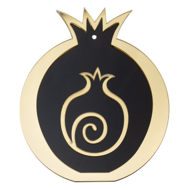 Κρεμαστό ρόδι χρυσό πλέξιγκλας