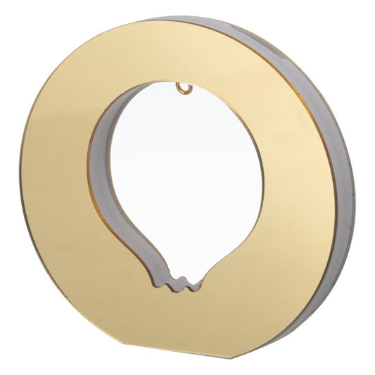 Ακρυλική βάση ρόδι με χρυσό πλέξιγκλας