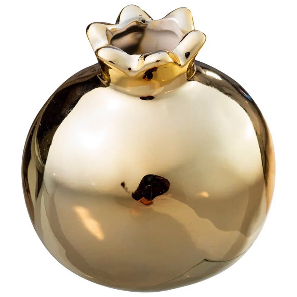 Ρόδι κεραμικό χρυσό