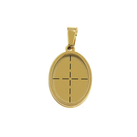 Ατσάλινη χρυσή βάση 18mm