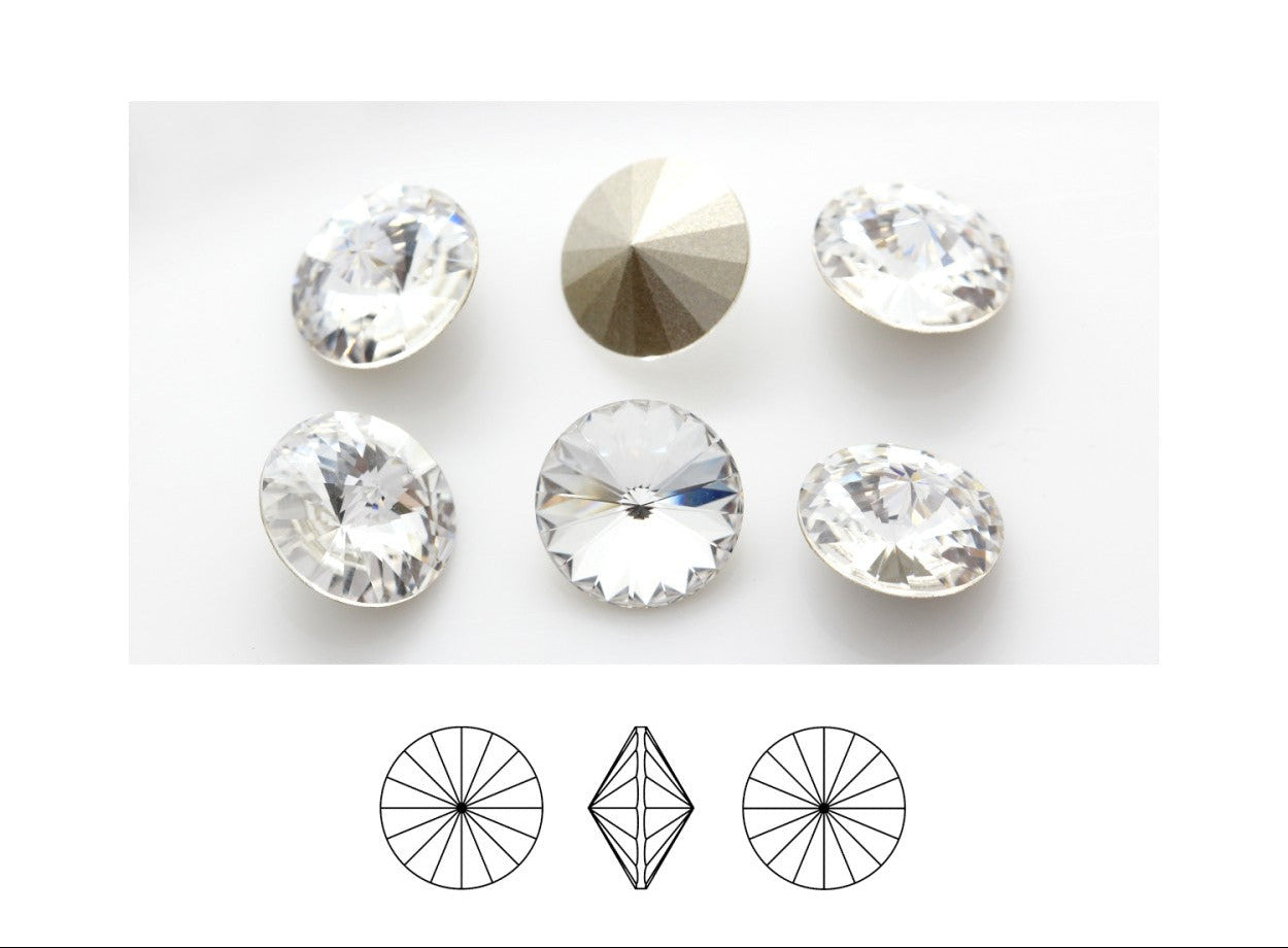 Premium κωνικό στρογγυλό λευκό 12mm