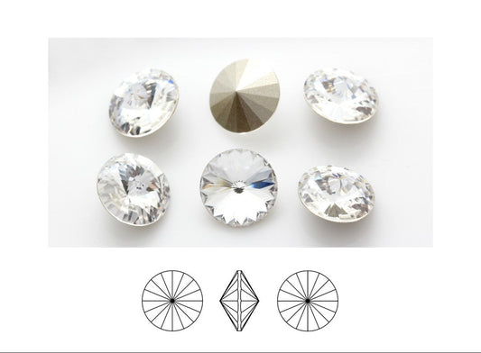 Premium κωνικό στρογγυλό λευκό 12mm